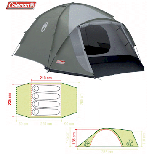 Coleman Rock Springs 4 Dome Tent 