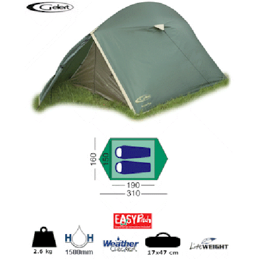 Gelert Nakina Plus Single Pole Backpacking Tent