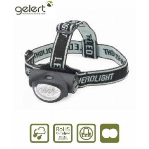 Gelert 8+2 LED Headlight (TOR312) 
