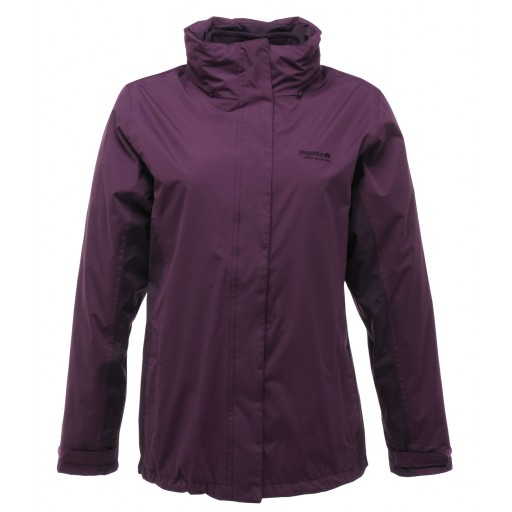 Regatta Preya 3 in 1 Women's Waterproof Jacket - Purple Grape