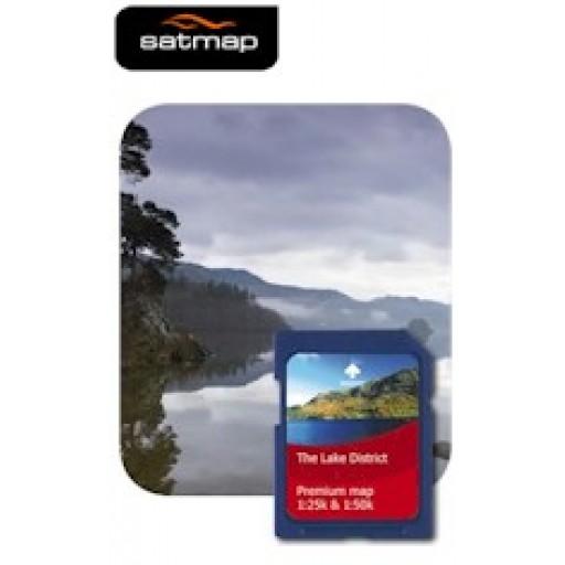 Satmap National Parks Premium - Lake District 1:25k & 1:50k Map Card
