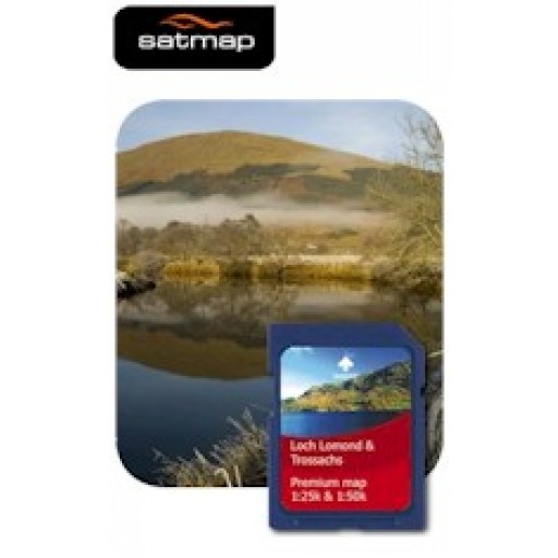 Satmap Loch Lomond & Trossachs 1:25k & 1:50k Map Card