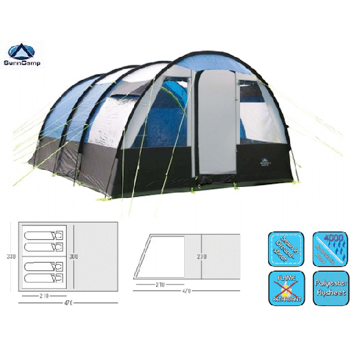 Sunncamp Invader 400 Tunnel Tent