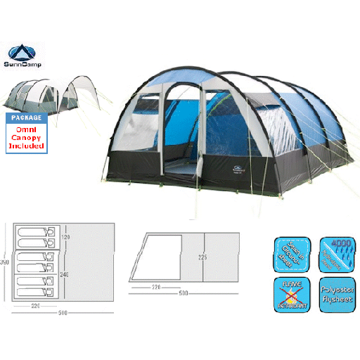 Sunncamp Invader 600 Tunnel Tent