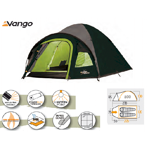 Vango Alpha 200 Dome Tent - 2010 Model