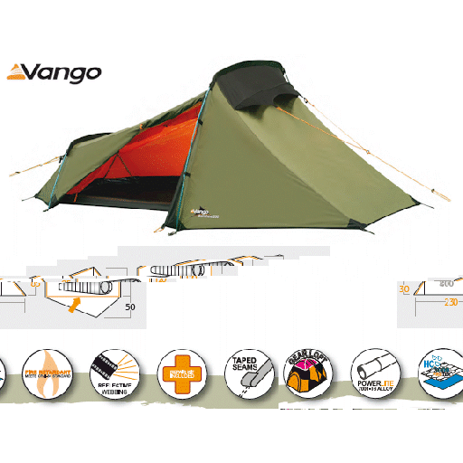 Vango Banshee 200 Lightweight Tent - 2010 Model
