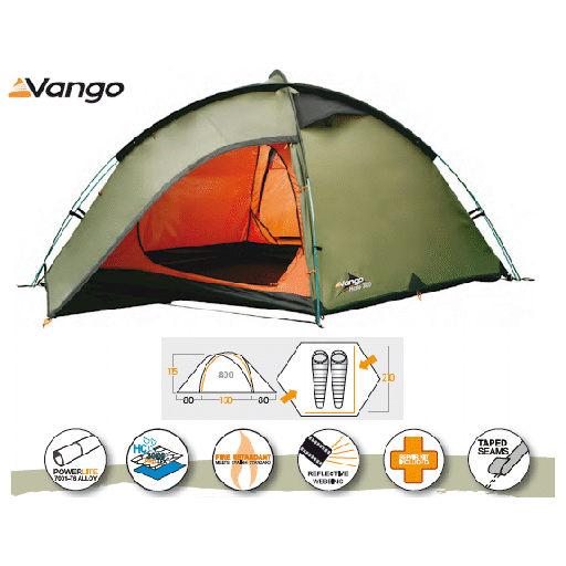 Vango Halo 200 Lightweight Tent - 2010 Model