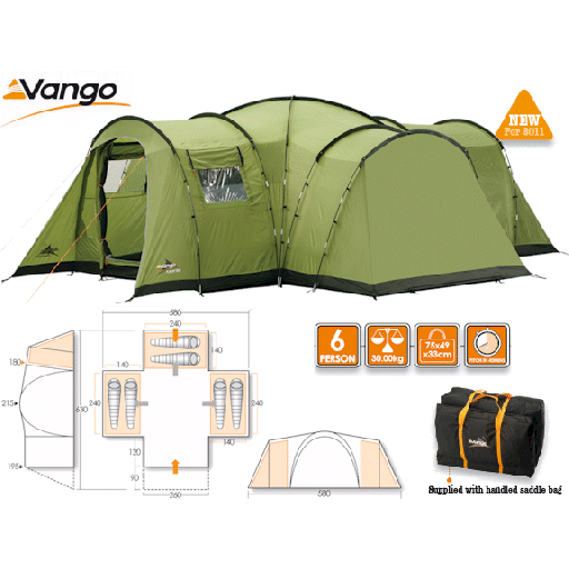 Vango Kasari 600 Dome Tent - 2011 Model