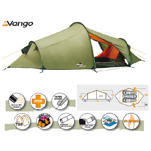 Vango Spectre 300 Lightweight Tent - 2010 Model