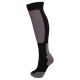 Manbi Snow-Tec Adult Technical Ski Socks - Black/Grey