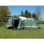 Kampa Tenby 6 Family Tunnel Tent with FREE Footprint & Carpet