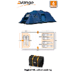 Vango Tigris 600 Family Tunnel Tent - 2011 Model