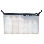 Sea to Summit TPU Clear Zip Pouch with Leak Proof Bottles
