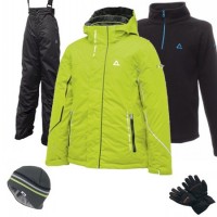 Dare2b Think Out Boy's Ski Wear Package - Lime