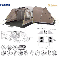 Outwell Michigan 8 Dome Tent - 2011 Model