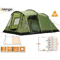 Vango Calisto 500 Tunnel Tent - 2011 Model