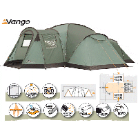 Vango Colorado 800 DLX Family Tunnel Dome Tent - 2010 Model