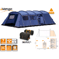 Vango Monte Verde 700 Family Tunnel Tent - 2011 Model