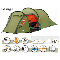 Vango Omega 250 Tunnel Tent - 2010 Model
