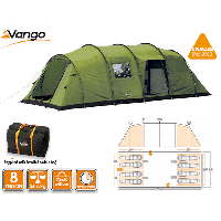 Vango Tigris 800 Family Tunnel Tent - 2011 Model