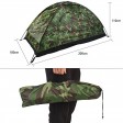 Dioche Camping Pop-up Tent, Waterproof One Person Tent Outdoor Camouflage UV Protection for Camping Hiking 200 * 100 * 100 cm