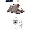 Outwell Carolina S Tunnel Tent - 2011 Model