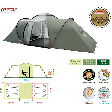 Coleman Ridgeline 6 Plus Dome Tent with FREE Coleman Tent Carpet 
