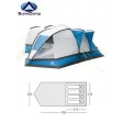 Sunncamp Evolution 400 Plus Dome Tent