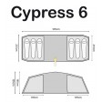 Highlander Cypress 6 Tent
