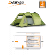Vango Icarus 300 Family Tunnel Tent - 2011 Model