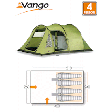 Vango Icarus 400 Family Tunnel Tent - 2011 Model