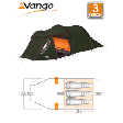Vango Omega 350 Tunnel Tent - 2011 Model