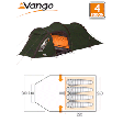Vango Omega 450 Tunnel Tent - 2011 Model