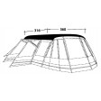 Outwell Montana 6P Roof Protector