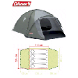 Coleman Rock Springs 4 Dome Tent 