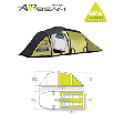 Vango Velocity 200 Airbeam Tunnel Tent - 2011 Model