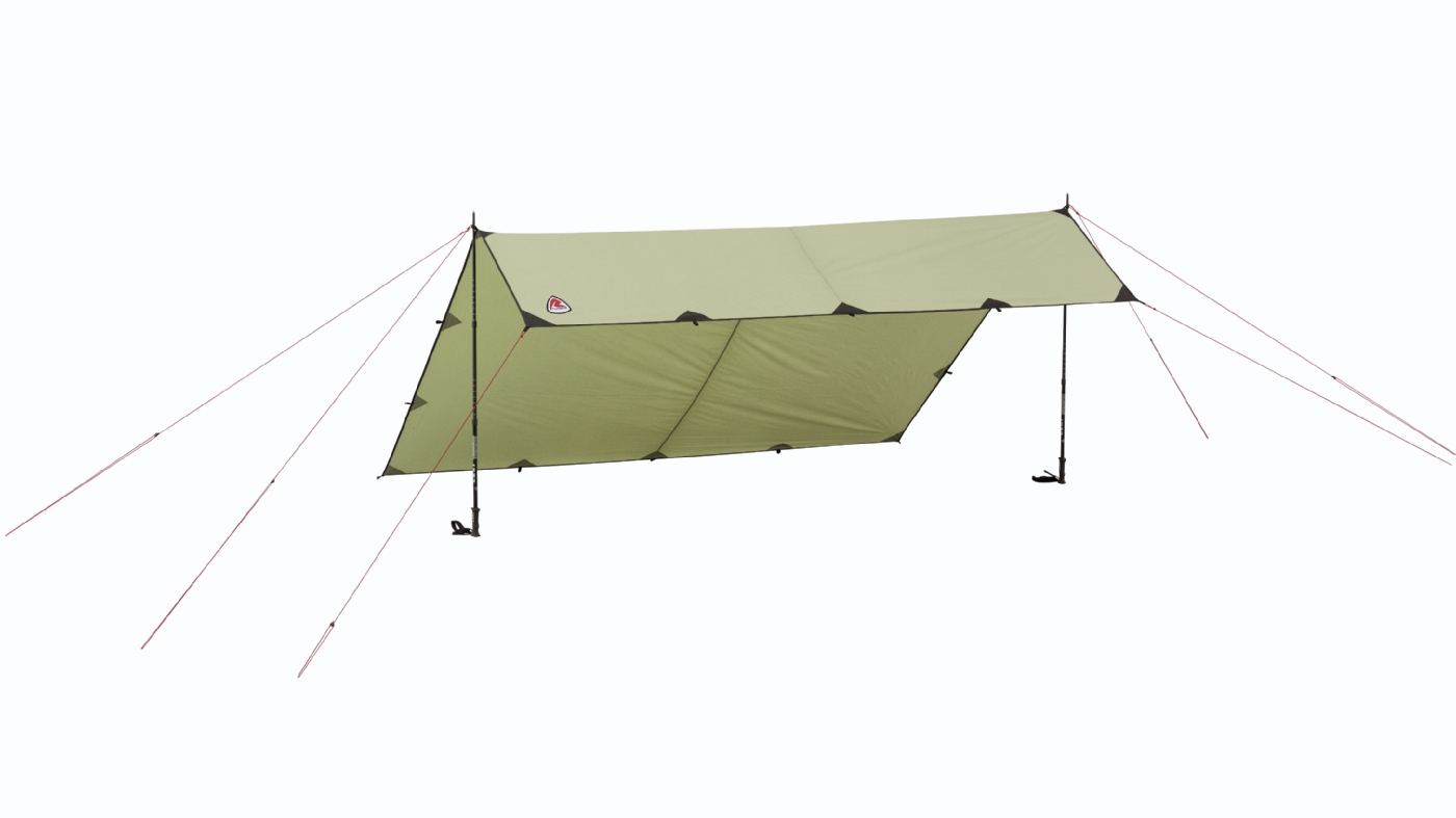 Robens 3x3 Meter Trail Tarp,Pitched easily and quickly using our tarp poles...